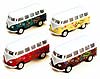 Show product details for Kinsmart - Volkswagen Classical Bus w/ Decal (1962, 1:64, Asstd.) 2542DF
