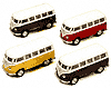 Show product details for Kinsmart - Volkswagen Classical Bus (1962, 1:64, Asstd.) 2542D/24
