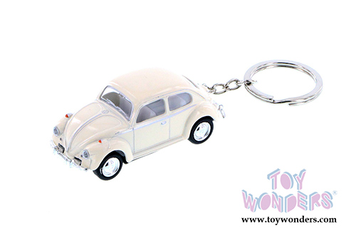 Kinsmart - Volkswagen Classical  Beetle with/without Key Chain (1967, 1/64 Scale diecast model car, Asstd.) 2543D/2
