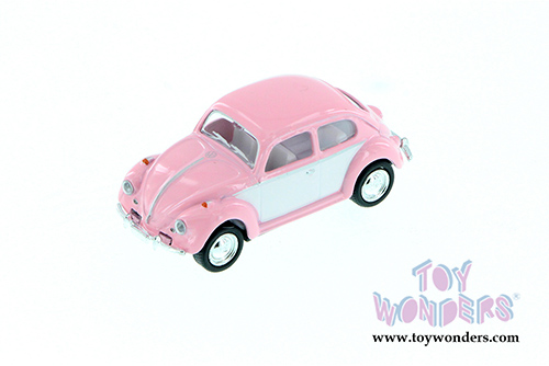 Kinsmart - Volkswagen Classical  Beetle Hardtop (1967, 1/64 Scale diecast model car, Asstd.) 2543DY