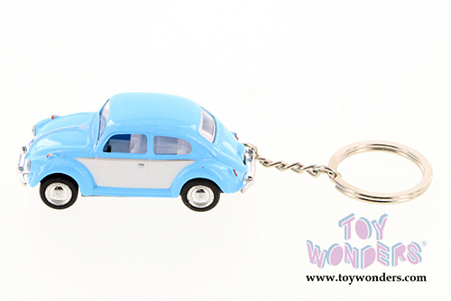 Kinsmart - Volkswagen Classical  Beetle Key Chain (1967, 1/64 Scale diecast model car, Asstd.) 2543DYK