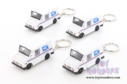 2547DK Kinsmart United States Postal Service Mail Delivery Truck Key Chain Diecast Model Car