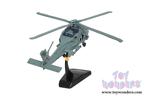 New Ray - Sky Pilot Sikorsky SH-60 Sea Hawk Helicopter (1/60 Scale diecast model, Gray) 25583