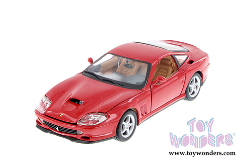 BBurago Ferrari Race & Play - Ferrari 550 Maranello Hard Top (1/24 scale diecast model car, Red) 26004D