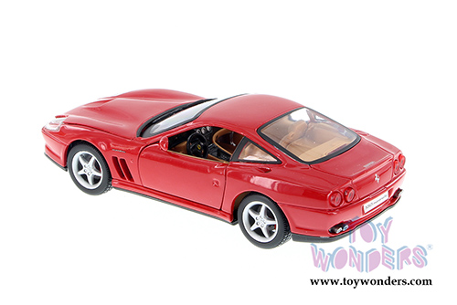 BBurago Ferrari Race & Play - Ferrari 550 Maranello Hard Top (1/24 scale diecast model car, Red) 26004D
