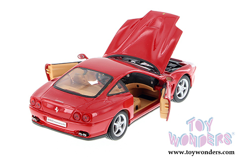 BBurago Ferrari Race & Play - Ferrari 550 Maranello Hard Top (1/24 scale diecast model car, Red) 26004D