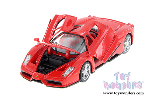 BBurago Ferrari Race & Play - Ferrari Enzo Hard Top (1/24 scale diecast model car, Red) 26006D