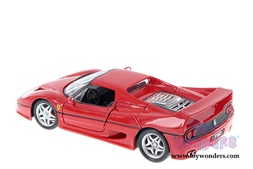 BBurago Ferrari Race & Play - Ferrari F50 Hard Top (1/24 scale diecast model car, Red) 26010D