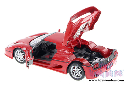 BBurago Ferrari Race & Play - Ferrari F50 Hard Top (1/24 scale diecast model car, Red) 26010D