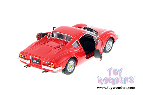 BBurago Ferrari Race & Play - Ferrari 246 GTB Hard Top (1/24 scale diecast model car, Red) 26015D