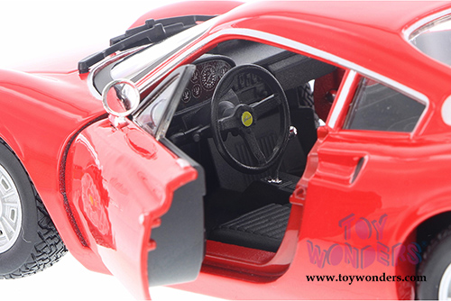 BBurago Ferrari Race & Play - Ferrari 246 GTB Hard Top (1/24 scale diecast model car, Red) 26015R