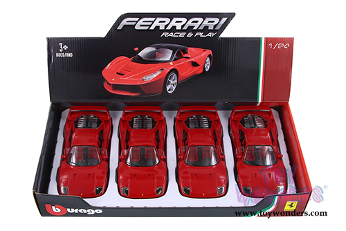 BBurago Ferrari Race & Play - Ferrari F40 Hard Top (1/24 scale diecast model car, Red) 26016D