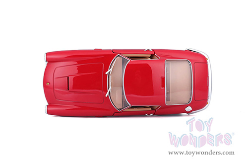 BBurago Ferrari Race & Play - Ferrari 250 GT Berlinetta Passo Corto (1/24 scale diecast model car, Red) 18-26025R