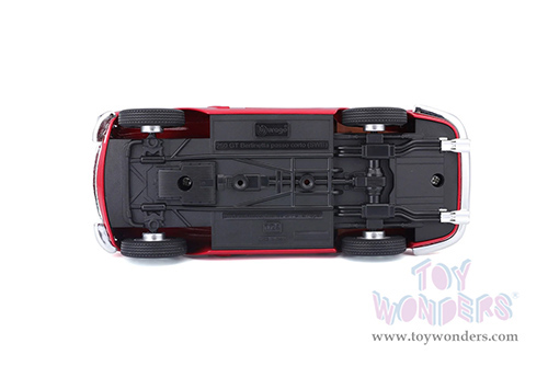 BBurago Ferrari Race & Play - Ferrari 250 GT Berlinetta Passo Corto (1/24 scale diecast model car, Red) 18-26025R