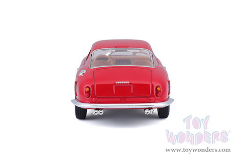 BBurago Ferrari Race & Play - Ferrari 250 GT Berlinetta Passo Corto (1/24 scale diecast model car, Red) 18-26025R