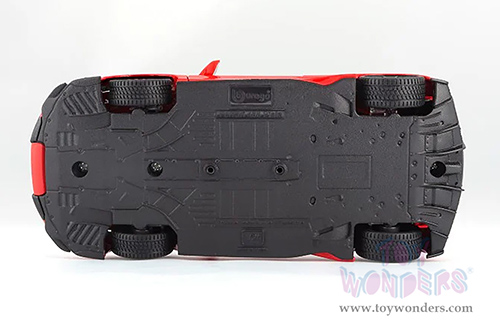 BBurago Ferrari Race & Play - Ferrari 488 Pista (1/24 scale diecast model car, Red) 26026R