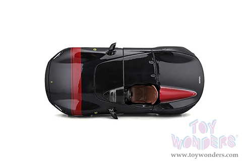 BBurago Ferrari Race & Play - Ferrari Monza SP1 (1/24 scale diecast model car, Black) 26027BK