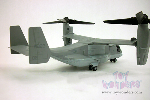 New Ray - Sky Pilot Bell Boeing V-22 Osprey Helicopter (1/72 Scale diecast model, Gray) 26113