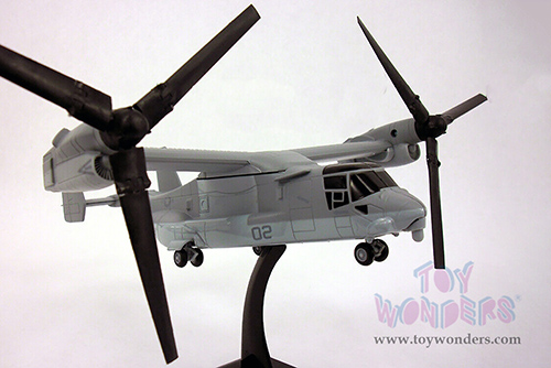 New Ray - Sky Pilot Bell Boeing V-22 Osprey Helicopter (1/72 Scale diecast model, Gray) 26113
