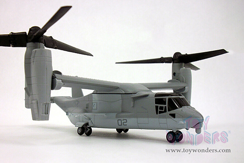 New Ray - Sky Pilot Bell Boeing V-22 Osprey Helicopter (1/72 Scale diecast model, Gray) 26113