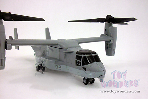 New Ray - Sky Pilot Bell Boeing V-22 Osprey Helicopter (1/72 Scale diecast model, Gray) 26113