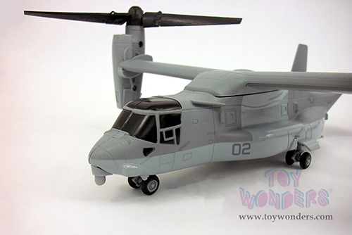 New Ray - Sky Pilot Bell Boeing V-22 Osprey Helicopter (1/72 Scale diecast model, Gray) 26113