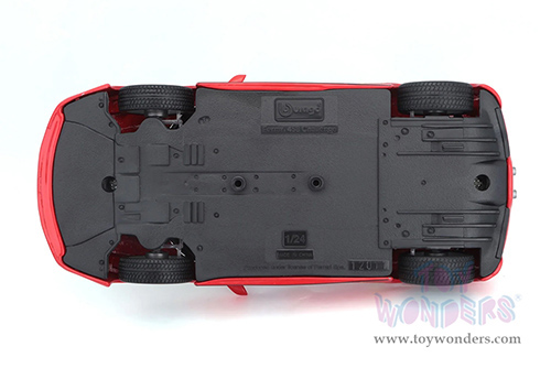 BBurago Ferrari Racing - Ferrari 458 Challenge #5 (1/24 scale diecast model car, Red) 18-26302R