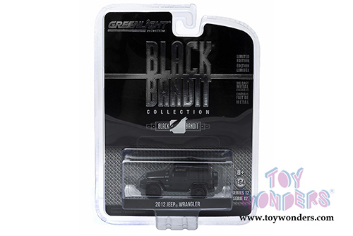 Greenlight Black Bandit Series 12 (1/64 scale diecast model car, Black) 27780/48