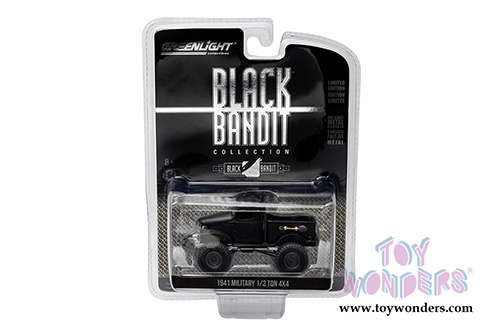 Greenlight Black Bandit - Series 14 Military (1941, 1/64 scale diecast model car, Black) 27840A/6