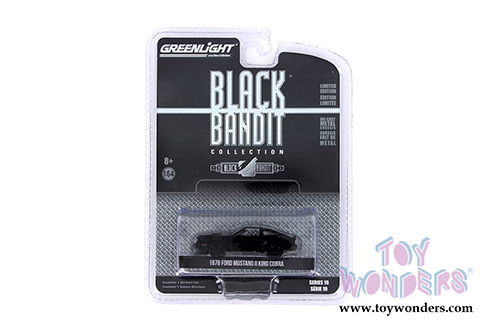 Greenlight Black Bandit Series 19 (1/64 scale diecast model car, Black) 27950/48
