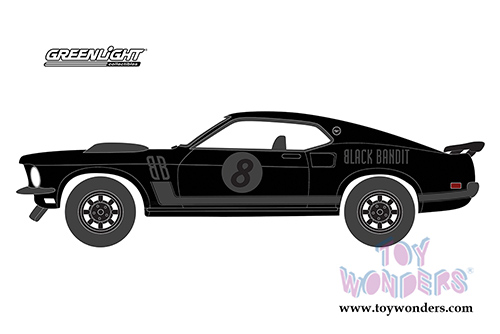 Greenlight Black Bandit Series 19 | Ford Mustang (1969, 1/64 scale diecast model car, Black) 27950B/48