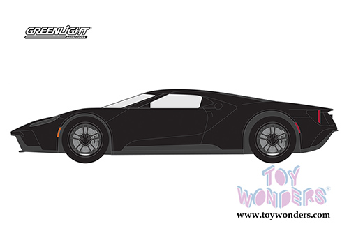 Greenlight Black Bandit Series 19 | Ford GT (2017, 1/64 scale diecast model car, Black) 27950F/48