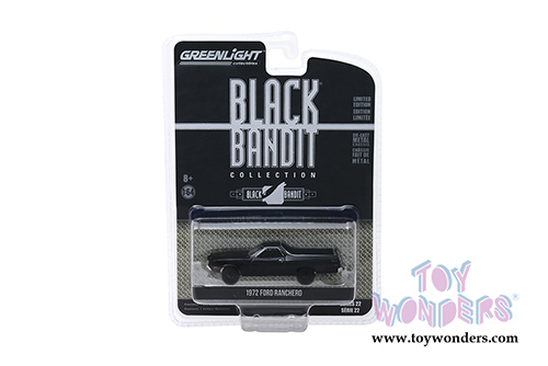 Greenlight Black Bandit Series 22 (1/64 scale diecast model car, Black) 28010/48