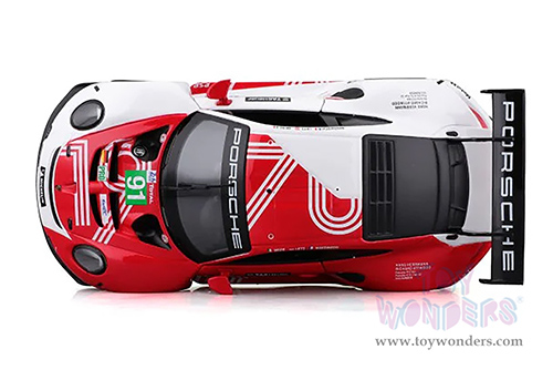 BBurago Race - Porsche 911 RSR LM #91 (2020, 1/24 scale diecast model car, Red/White) 28016/91