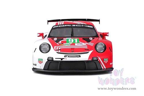 BBurago Race - Porsche 911 RSR LM #91 (2020, 1/24 scale diecast model car, Red/White) 28016/91
