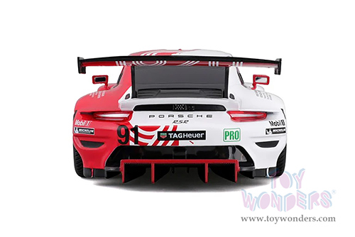 BBurago Race - Porsche 911 RSR LM #91 (2020, 1/24 scale diecast model car, Red/White) 28016/91