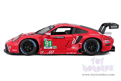 BBurago Race - Porsche 911 RSR LM #91 (2020, 1/24 scale diecast model car, Red/White) 28016/91