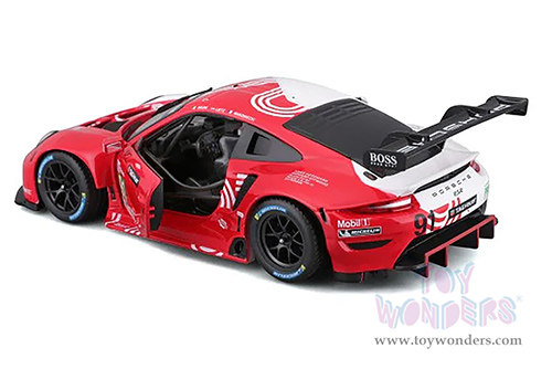 BBurago Race - Porsche 911 RSR LM #91 (2020, 1/24 scale diecast model car, Red/White) 28016/91
