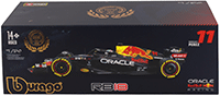 Bburago - Oracle Red Bull Racing RB18 #11 Sergio Perez with Driver Formula One F1 Abu Dhabi GP "Construtors' Champion" (2022) (1/24 scale diecast model car, Black) 18-28026/11