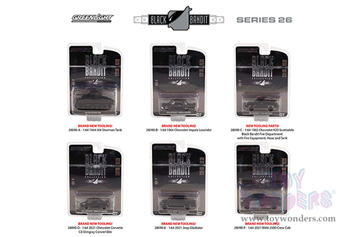 28090/48 Greenlight Black Bandit Series 26 model diecast car