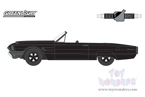 28110B/48 Greenlight 1965 Ford Thunderbird Convertible Black Bandit Series 27 model diecast car
