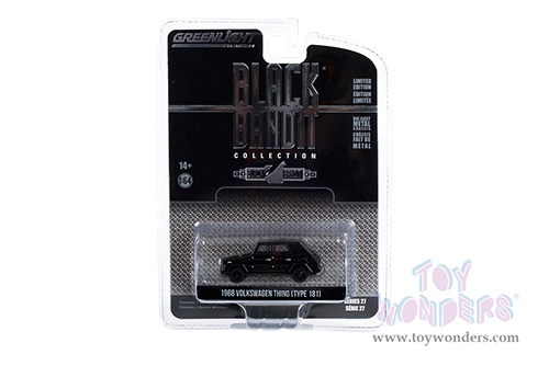 28110C/48 Greenlight 1968 Volkswagen Thing Black Bandit Series 27 model diecast car blister card package