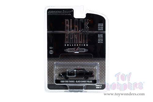 28110F/48 Greenlight 1988 Ford Taurus Police Black Bandit Series 27 model diecast car blister card package