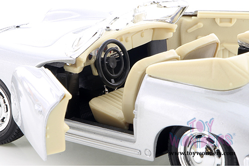 Welly - Porsche 356B Convertible (1/24 scale diecast model car, Silver) 29390WSV