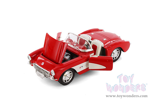 Showcasts® Collectibles - Chevrolet Corvette Convertible (1957, 1/24 scale diecast model car, Asstd.) 29393/4D MAP: $19.99