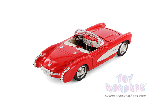 Showcasts® Collectibles - Chevrolet Corvette Convertible (1957, 1/24 scale diecast model car, Asstd.) 29393/4D MAP: $19.99