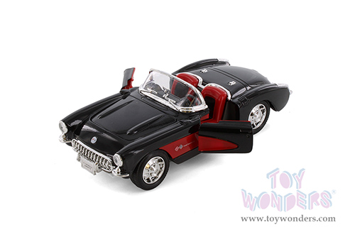 Showcasts® Collectibles - Chevrolet Corvette Convertible (1957, 1/24 scale diecast model car, Asstd.) 29393/4D MAP: $19.99