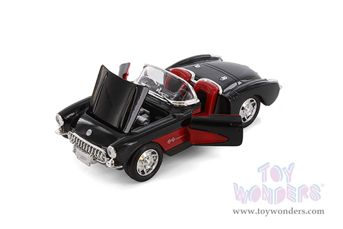 Showcasts® Collectibles - Chevrolet Corvette Convertible (1957, 1/24 scale diecast model car, Asstd.) 29393/4D MAP: $19.99