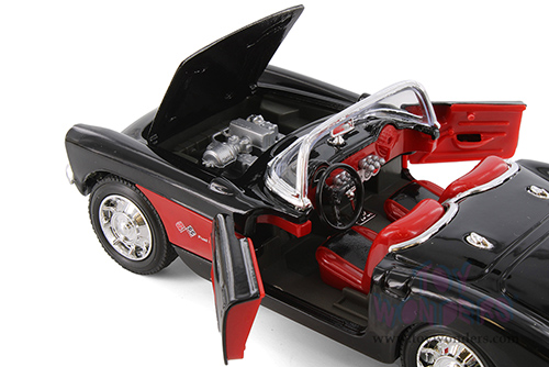 Showcasts® Collectibles - Chevrolet Corvette Convertible (1957, 1/24 scale diecast model car, Asstd.) 29393/4D MAP: $19.99
