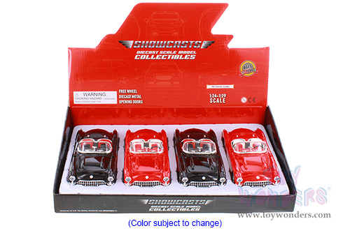 Showcasts® Collectibles - Chevrolet Corvette Convertible (1957, 1/24 scale diecast model car, Asstd.) 29393/4D MAP: $19.99